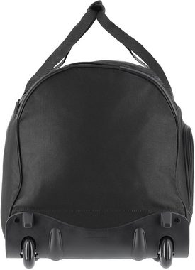 travelite Reisetasche Basics Fresh, 71 cm, schwarz, Duffle Bag Reisegepäck Reisebag mit Rollen