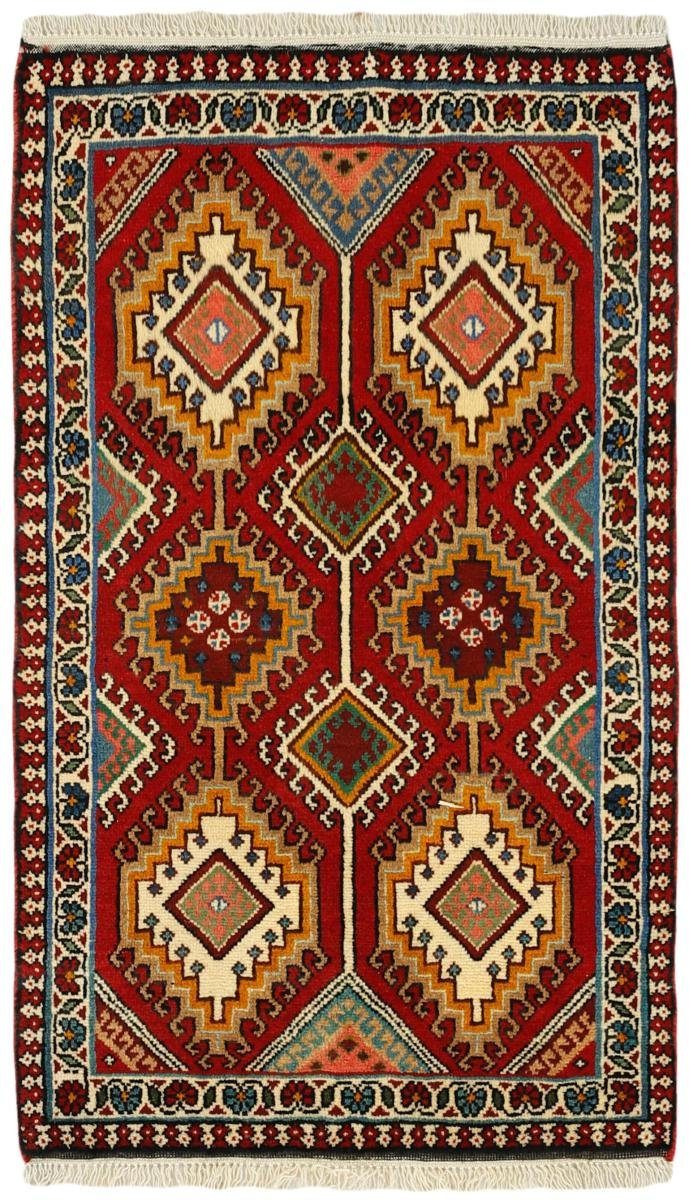 Orientteppich Yalameh Perserteppich, Nain / 64x102 Orientteppich 12 Handgeknüpfter mm rechteckig, Trading, Höhe