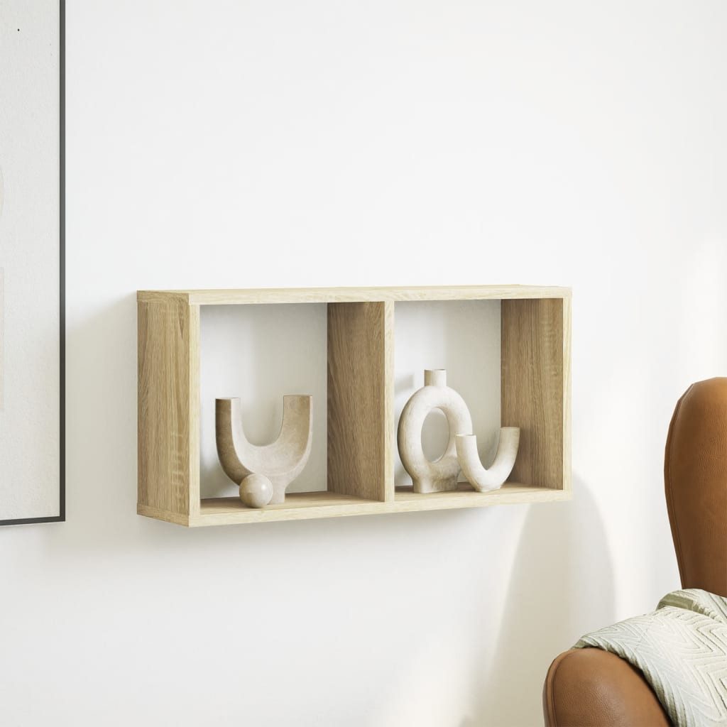 vidaXL Regal Wandschrank 60x16x30 cm Sonoma günstig online kaufen
