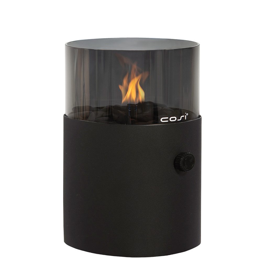 COSI Tischfeuer Cosifire Tischfeuer COSISCOOP XL black smoked, Ø 20,5x30cm