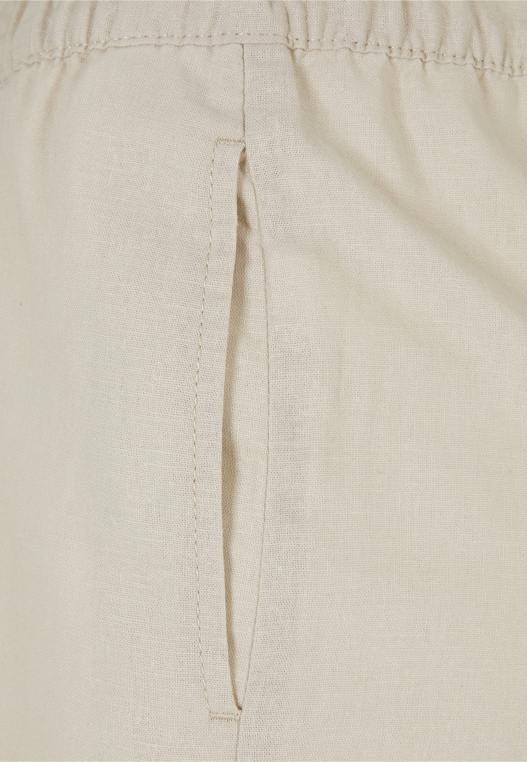 URBAN CLASSICS Shorts Urban Classics Damen Ladies Linen Mixed Shorts (1-tlg)