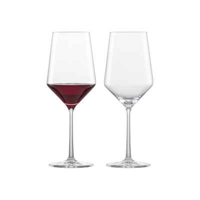 Zwiesel Glas Rotweinglas »PURE Rotweingläser 540 ml 2er Set«, Glas