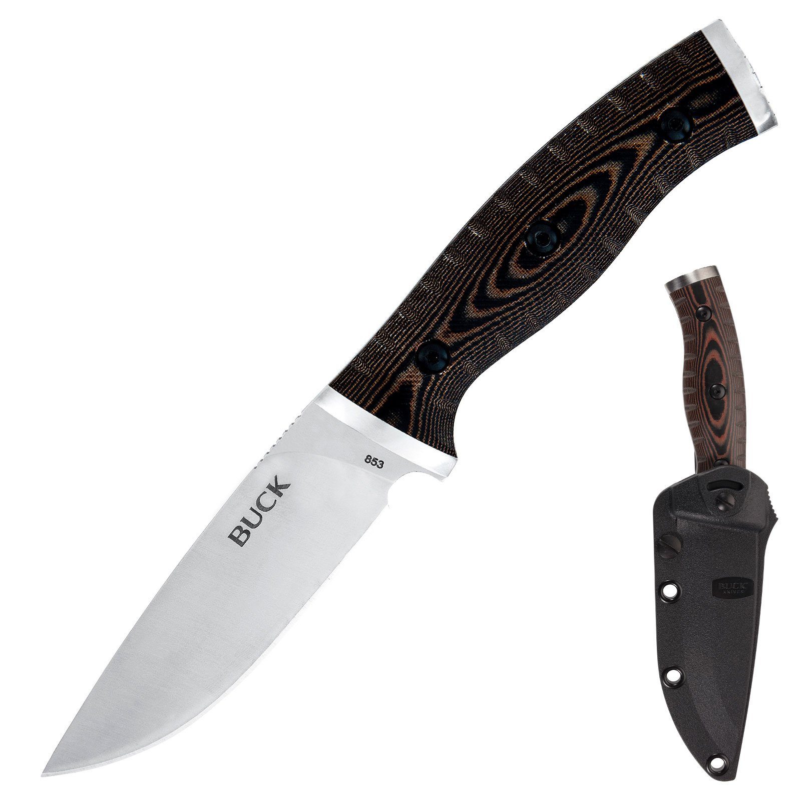 Buck Knives Universalmesser Gürtelmesser Small Selkirk Arbeitsmesser, Taschenmesser Survival Full Tang