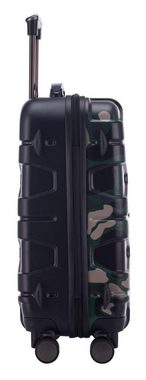 Hauptstadtkoffer Hartschalen-Trolley X-Kölln, 58 cm, Camouflage, 4 Rollen, Hartschalen-Koffer Handgepäck-Koffer Reisegepäck TSA Schloss