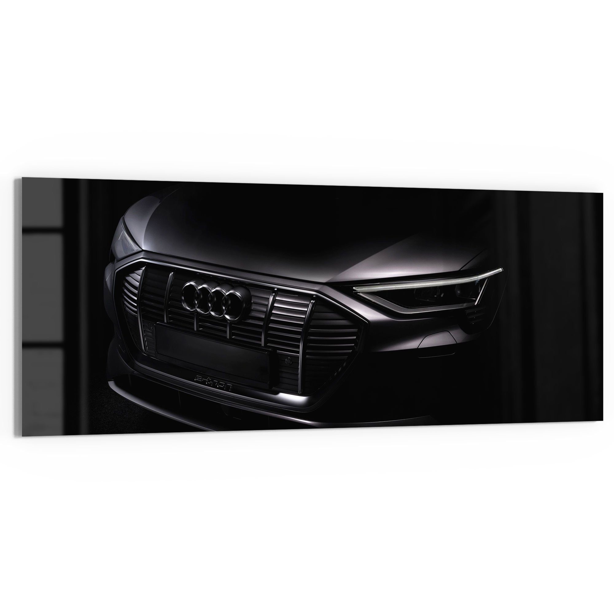 DEQORI Glasbild 'Audi Frontalaufnahme', 'Audi Frontalaufnahme', günstig online kaufen