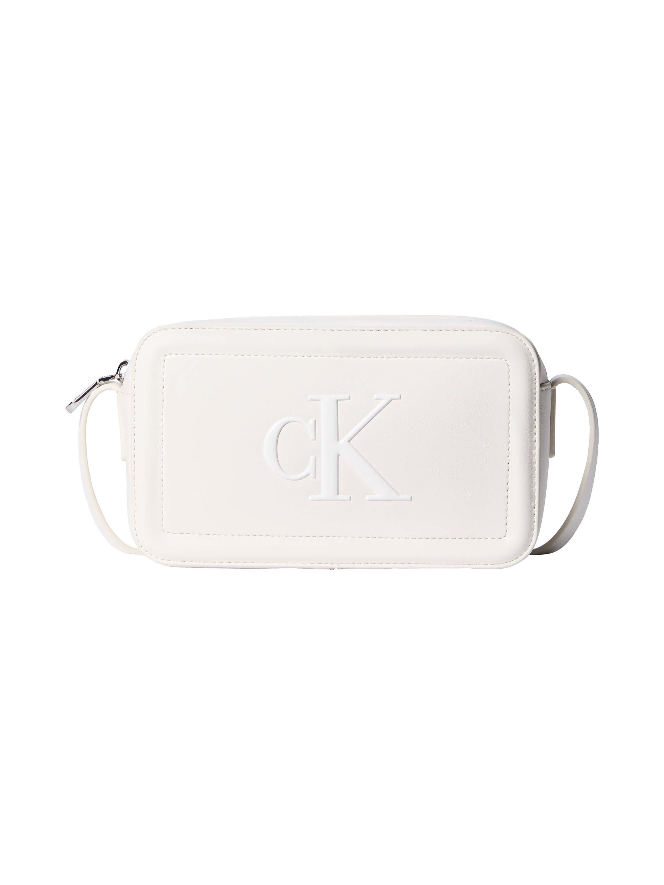 Calvin Klein Mini Bag BOLD CK CAMERA BAG, kleine Damen-Umhängetasche, Schultertasche, Kamerabag mit CK-Logo