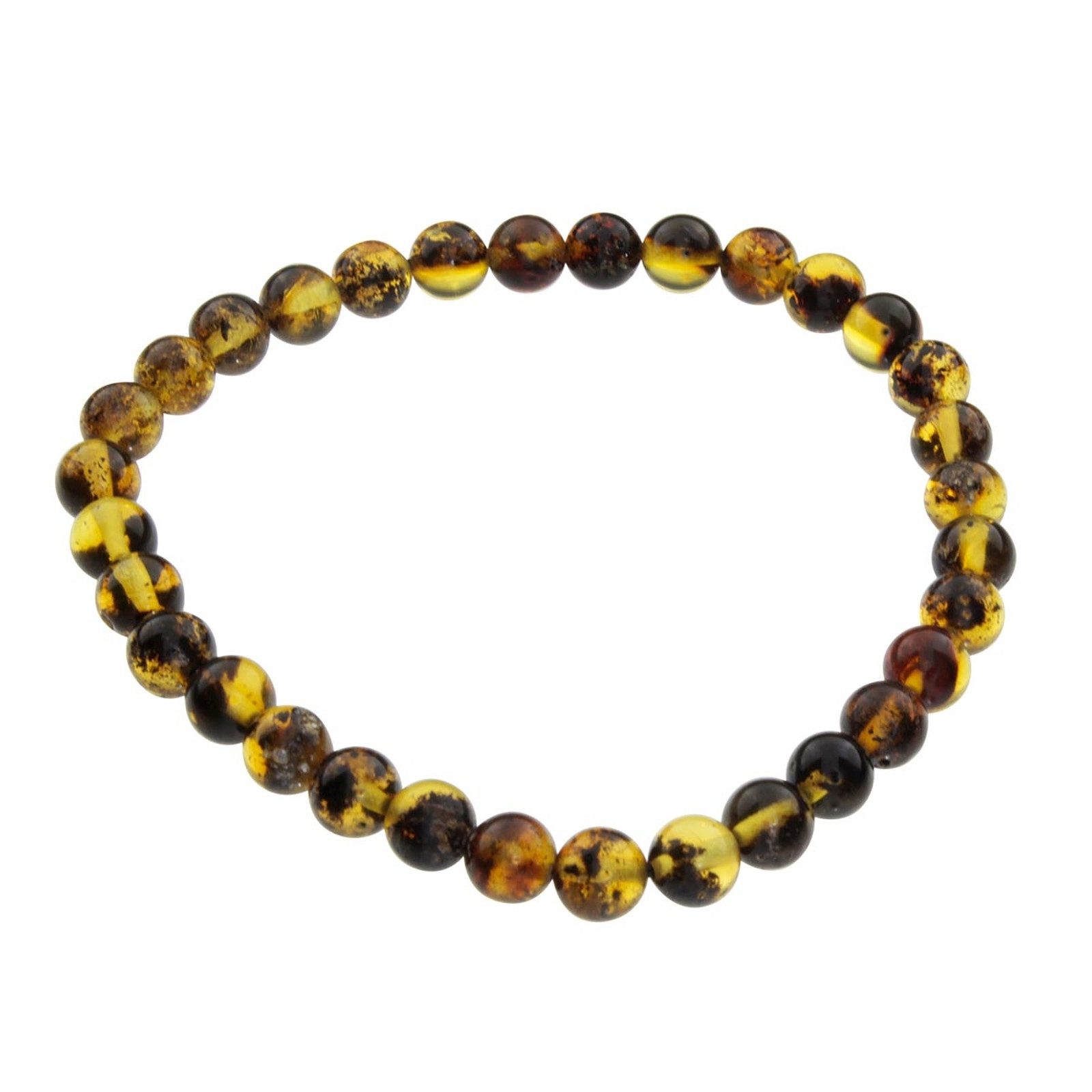 OSTSEE-SCHMUCK Armband Ostsee-Schmuck Armband Kugel 6 mm Armband Kugel 6 mm