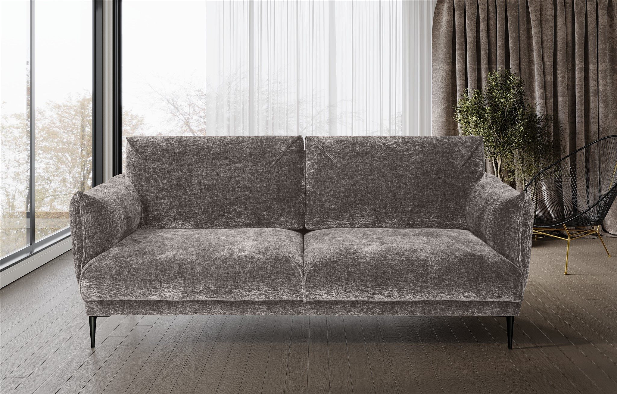 Fun Möbel 3-Sitzer Sofa Designersofa MADISON günstig online kaufen