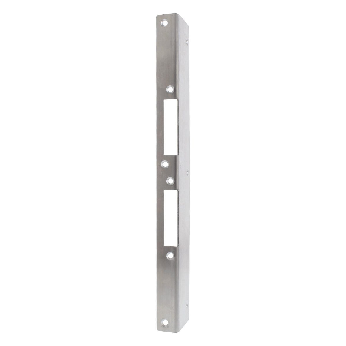 FEPS Winkelschließblech Reparaturschließblech für Haustür Edelstahl DIN links/rechts, (1-tlg), Universal Schließblech 350 × 50 × 25 mm
