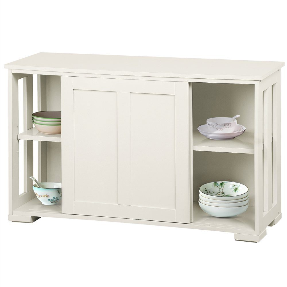 Yaheetech Kommode, Sideboard mit Schiebetüren