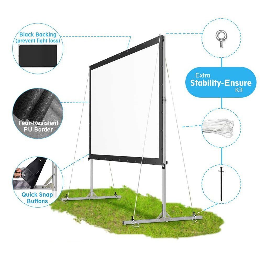 ESMART ESMART Professional Faltrahmen-Leinwand Faltrahmenleinwand (MIMOBI)