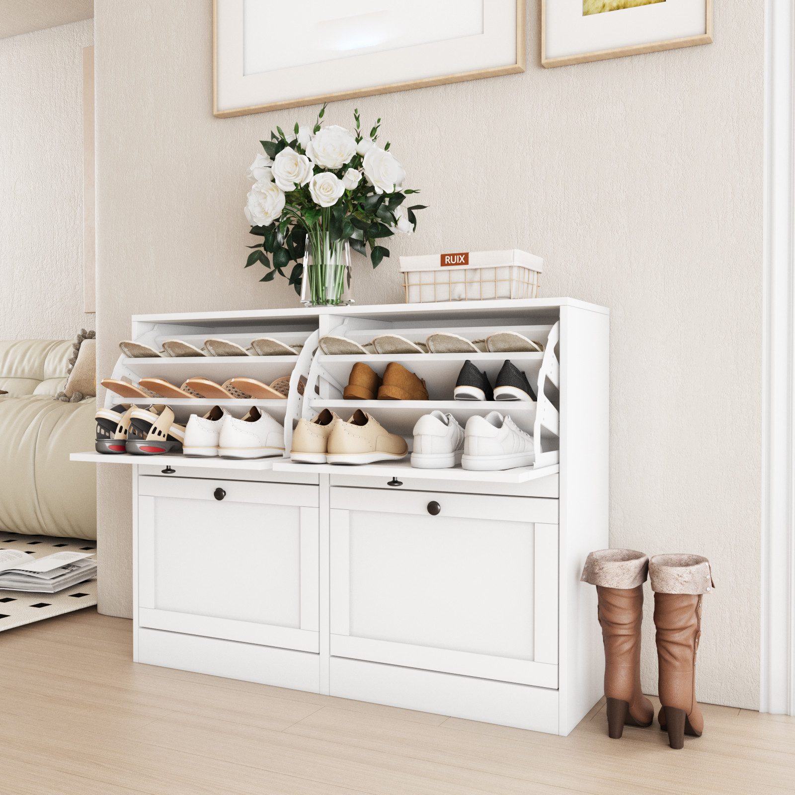 VOWNER Schuhschrank schlank, 30 x 80 günstig online kaufen