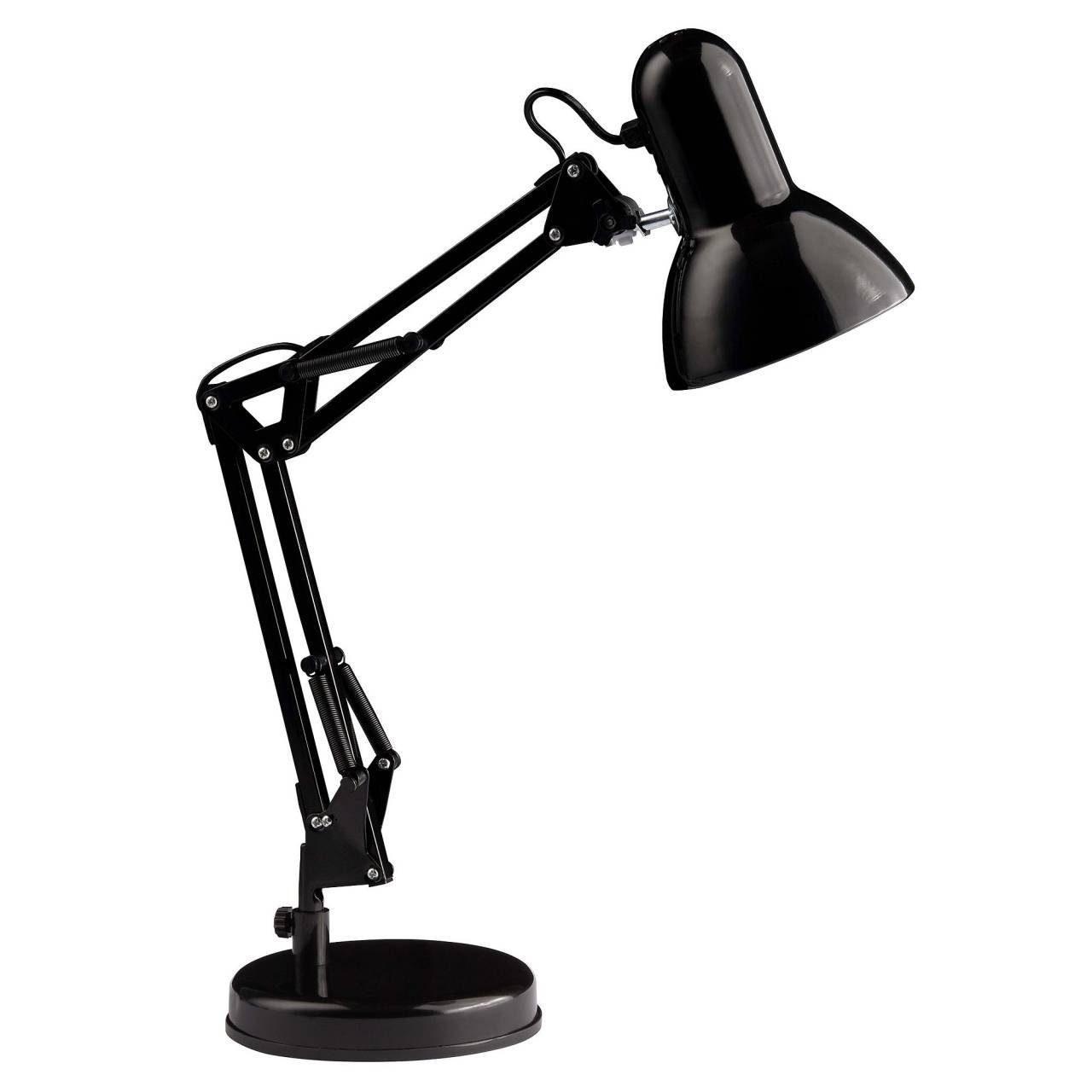 Brilliant Tischleuchte Henry, Lampe Henry Tischleuchte schwarz 1x A60, E27, 28W, geeignet für Norm