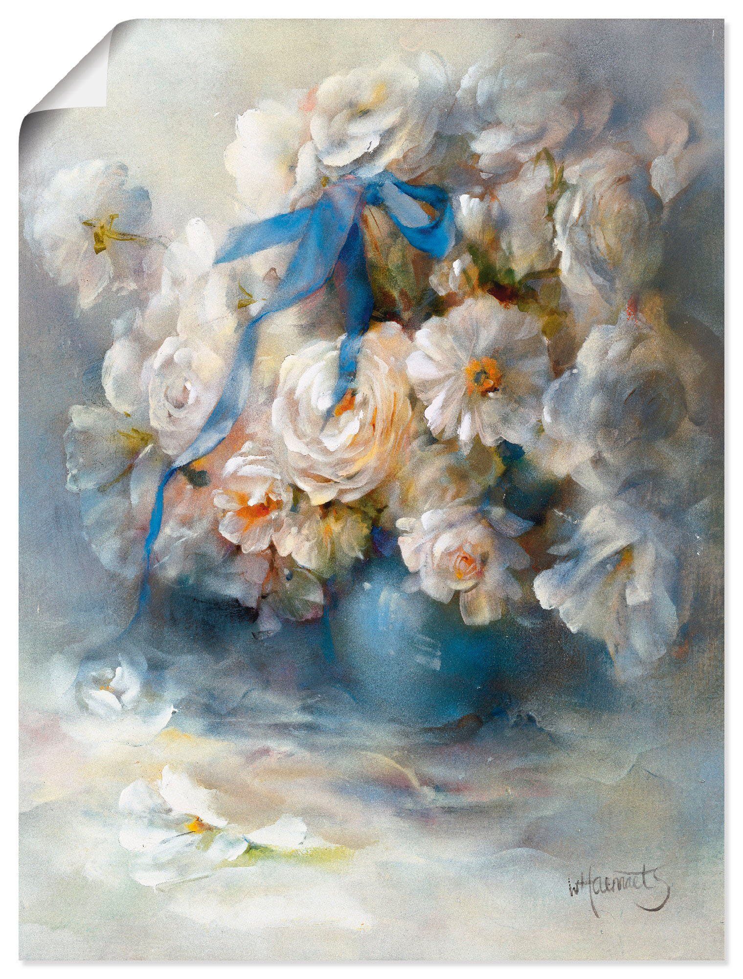 Artland Wandbild Ranunkel, Blumen (1 St), als Leinwandbild, Wandaufkleber oder Poster in versch. Größen