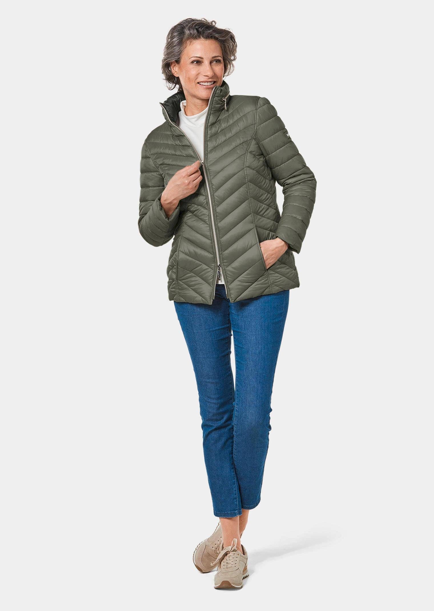 GOLDNER Steppjacke Leichte Steppjacke in knitterarmer Ware