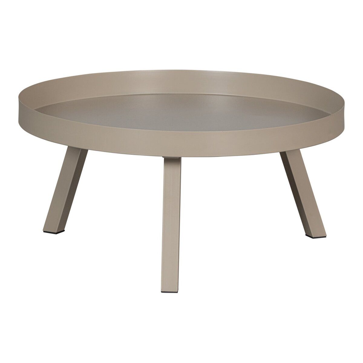WOOOD Beistelltisch Sunny - Metall Mist, Ø 68 cm, Geeignet für den Innen- und Außenbereich