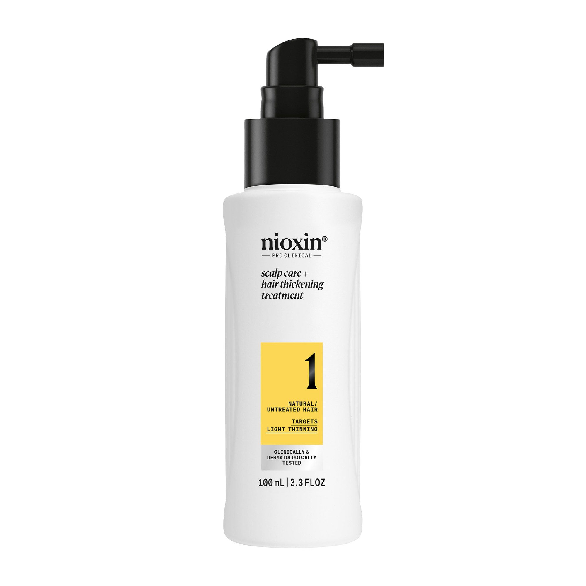 Nioxin Kopfhaut-Pflegelotion System 1 Leave-on Treatment, mehr Volumen, schützt vor Haarbruch, voller wirkendes Haar