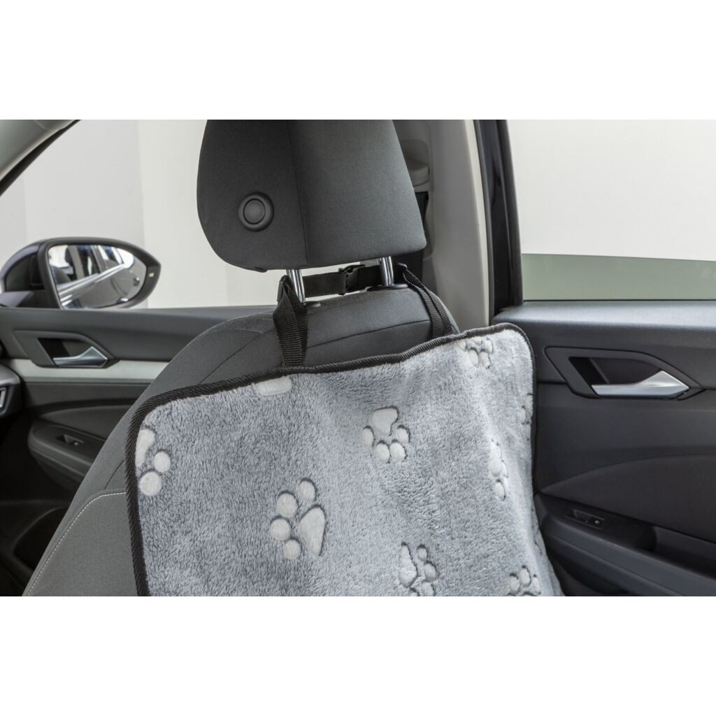 TRIXIE Tier-Autoschondecke Auto-Schondecke - grau/schwarz - 0,65 × 1,45 m