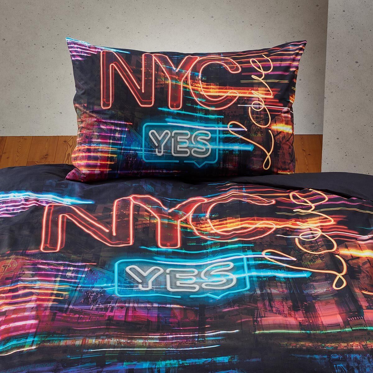 TRAUMSCHLAF Bettwäsche NYC, Renforce, 2 teilig, günstig online kaufen