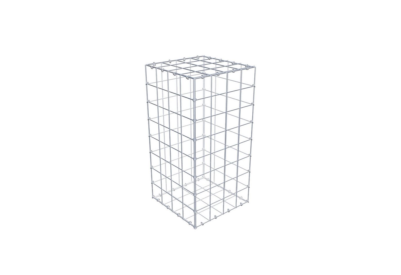 Thumbnail - Gabiona Gabionenzaun Gabione 80 cm x 40 cm x 40 cm (L x H x T), Maschenweite 10 cm x 10, (Gabione 80 cm x 40 cm x 40 cm ...
