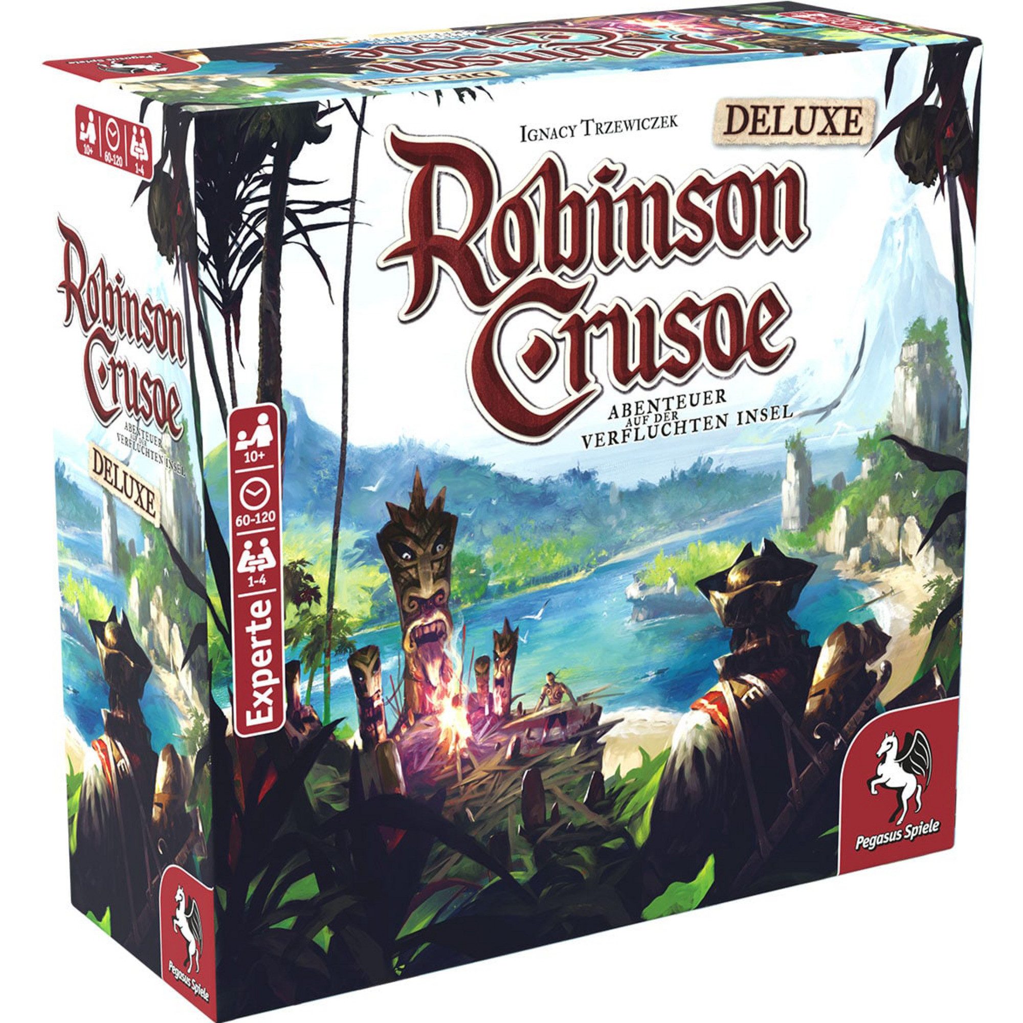 Pegasus Spiel Pegasus Robinson Crusoe Deluxe Edition, Brettspiel