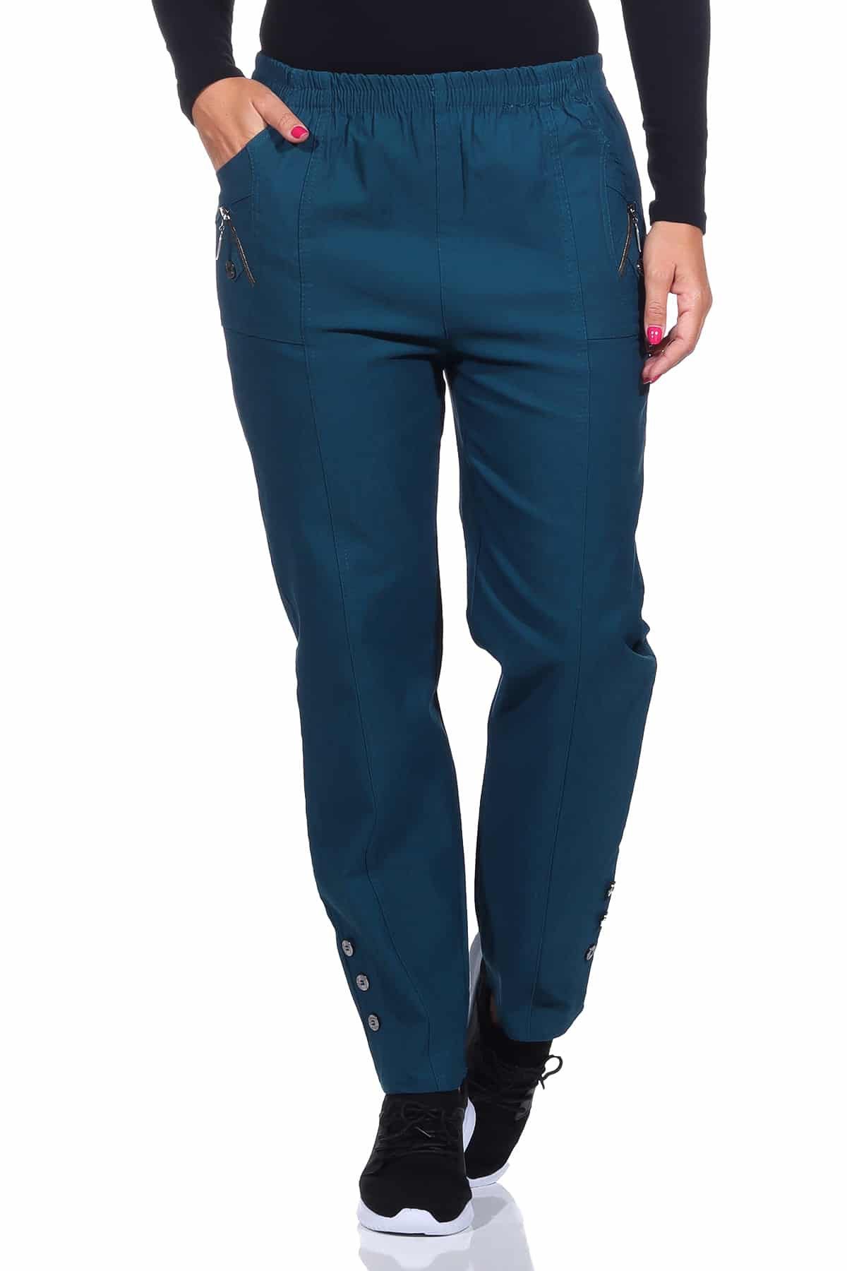 Cherry Berry Schlupfhose Schlupfhose für Damen Übergangshose mit leichtem Thermofleece auch in großen Größen erhältlich, innen leicht angeraut