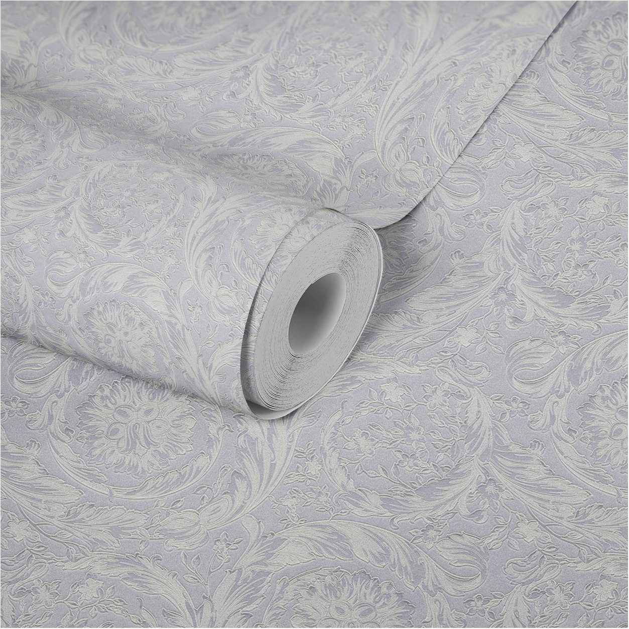 A.S. Création Vinyltapete, Versace Home Barocktapete Silber 366924 Luxus Vlies Designertapete