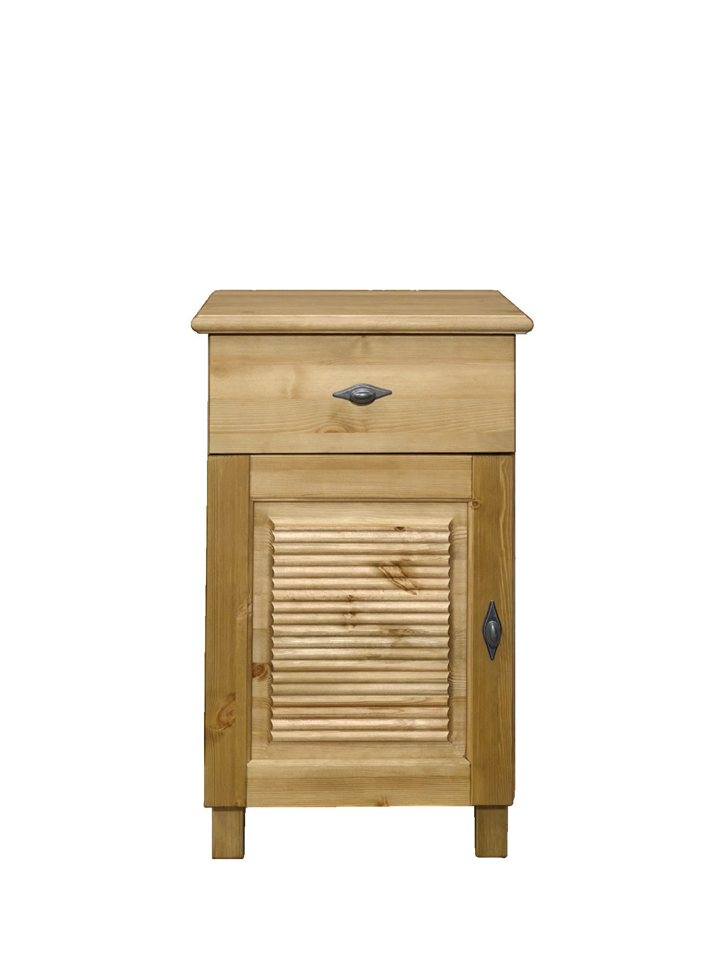 OTTO home Unterschrank Rauna aus massiver Kiefer, Breite 44 cm, Rillenoptik, made in EU – Bild 4 von 5