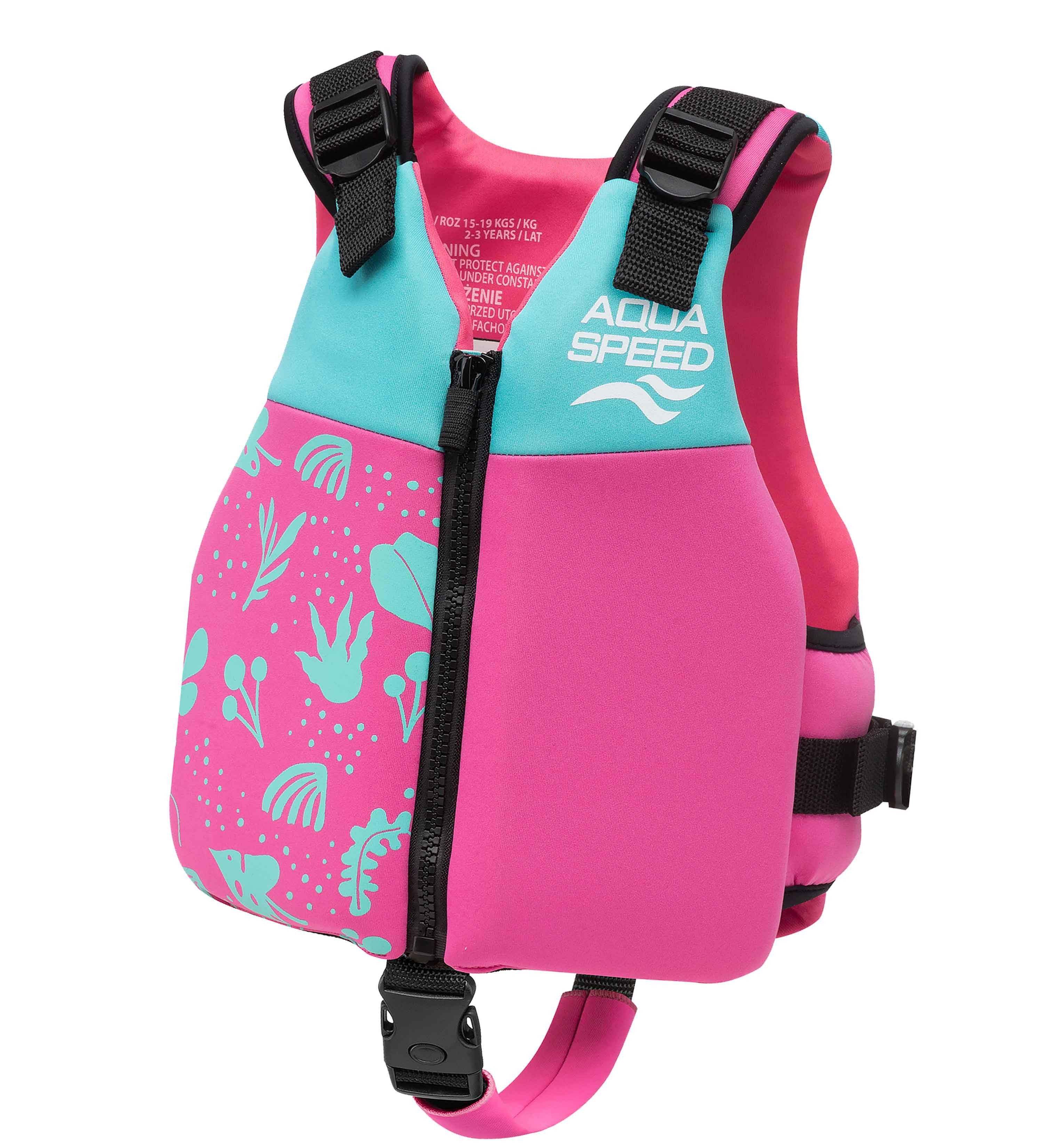 Aqua Speed Auftriebskörper Flytekraft Kinder-Schwimmhilfe 19-30 kg Coral Pink (Optimale Unterstützung für erste Schwimmversuche in Pool & Meer), Hochwertige Verarbeitung – UV-beständig & schnelltrocknend