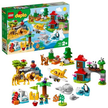 LEGO® Konstruktions-Spielset Town 10907 Tiere der Welt, (121 St)
