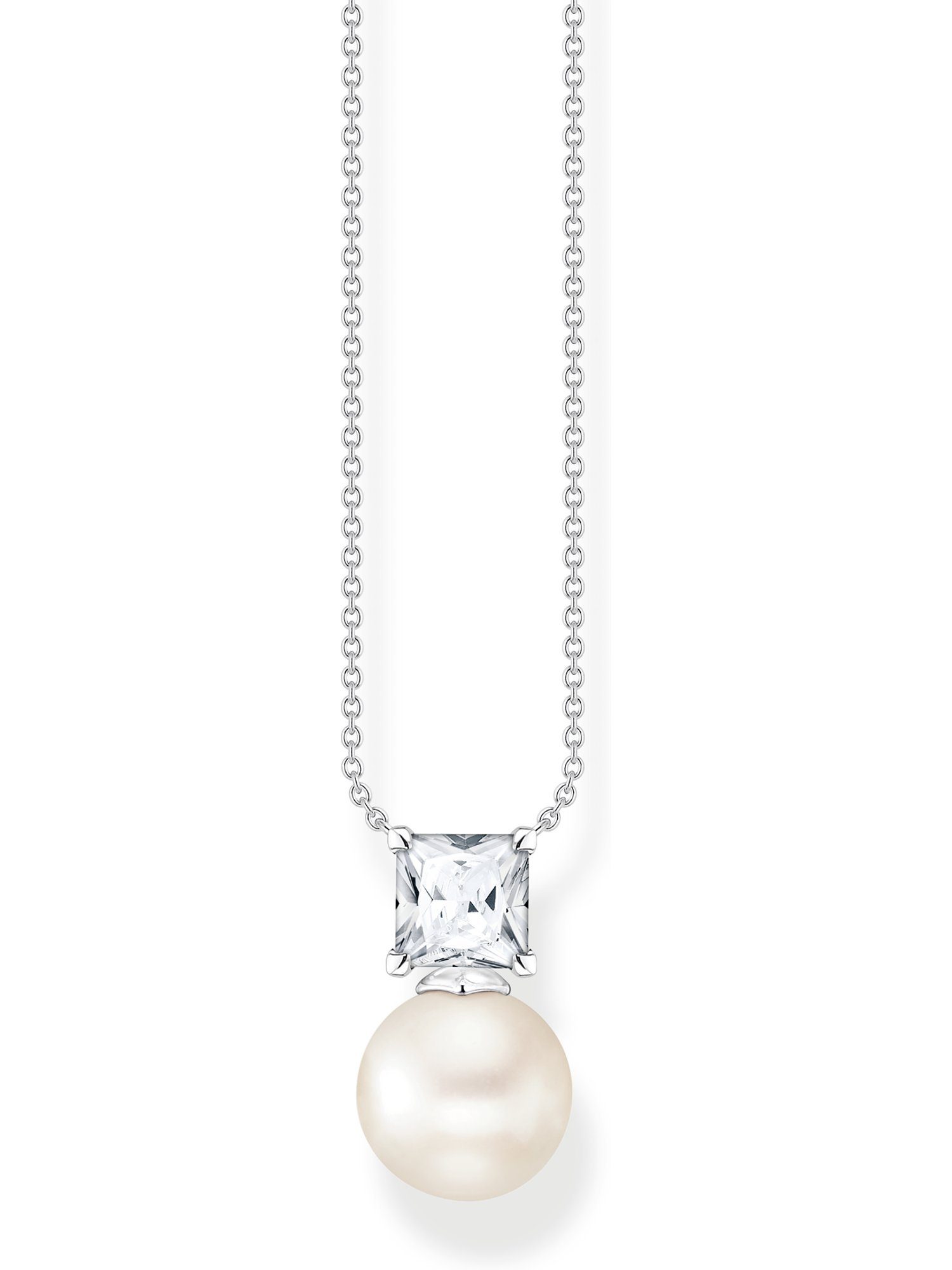 THOMAS SABO Silberkette Thomas Sabo Damen-Kette 925er Silber Zirkonia