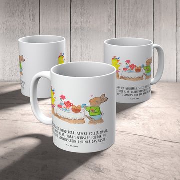 Mr. & Mrs. Panda Kinderbecher Ostern Frühstück - Weiß - Geschenk, Kindertasse, Outdoorgeschirr, Kin, Kunststoff, Mikrowellenbeständig