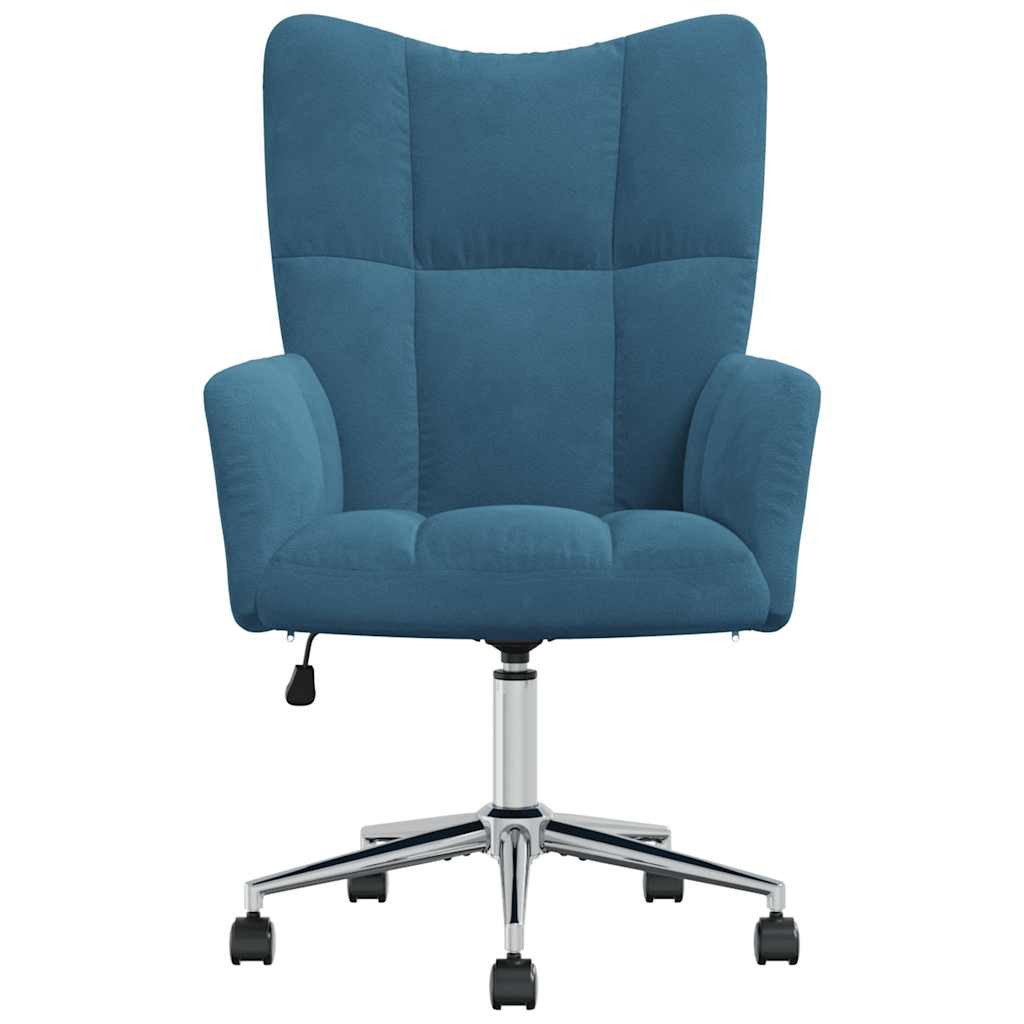 vidaXL Sessel Relaxsessel Blau Samt (1-St) günstig online kaufen