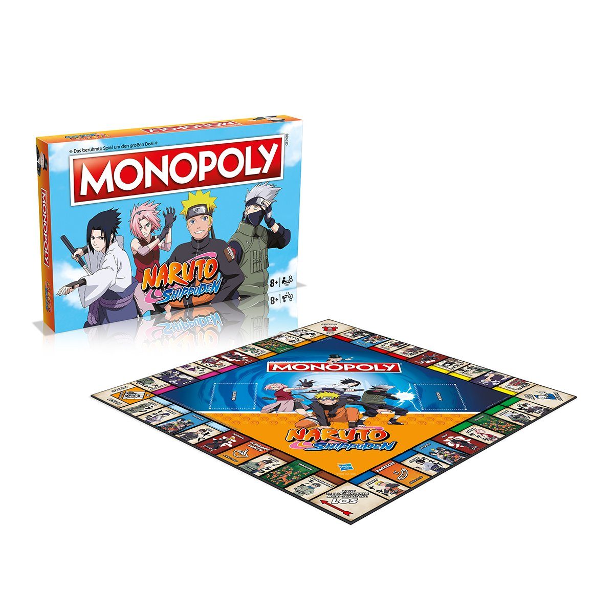 Winning Moves Spiel Monopoly Naruto (deutsch) Brettspiel Gesellschaftsspiel, Brettspiel