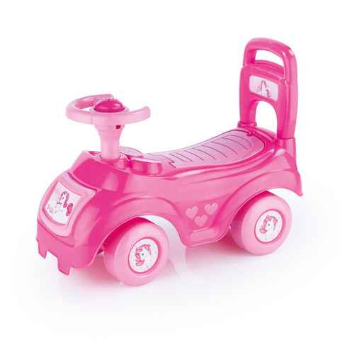 DOLU Rutscherauto Rutschauto Unicorn Einhorn Kinderauto Rutscher Rutsch auto Hupe Rosa