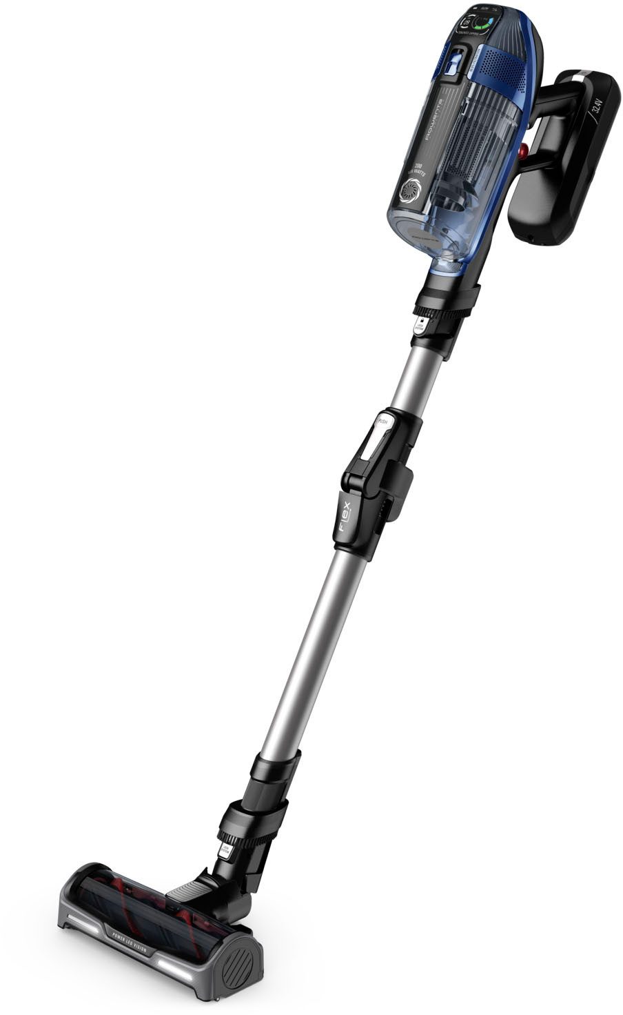Rowenta Akku-Hand-und Stielstaubsauger X-Force Flex 14.60 Aqua, leistungsstark, langlebiger Akku, Flex-Gelenk, 480 W, beutellos, bis zu 200 Air Watt, Aqua-Düse, 2-in-1 Wisch- und Saugfunktion, RH99C3