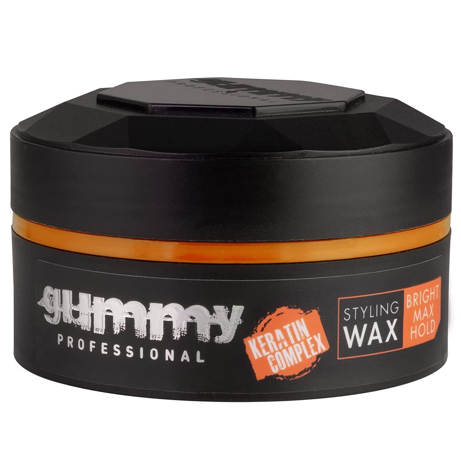 Gummy Professional Haarwachs 3x Haarstyling Wax Hair Wax Bright Max Hold 150ml, 3-tlg.