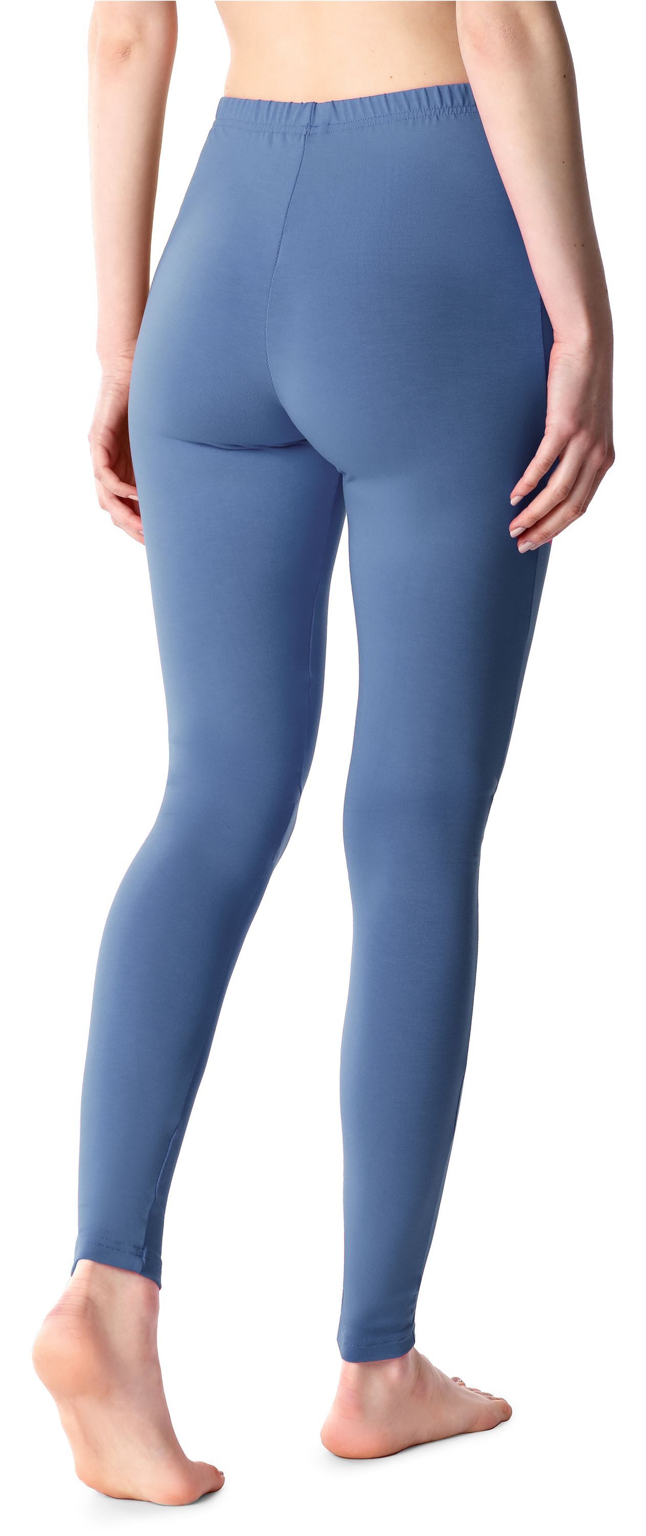 Bellivalini Leggings Damen Lange Hose Freizeithose mit bequemem Bund BLV50-203 (1-tlg) aus Viskose – Bild 4 von 5