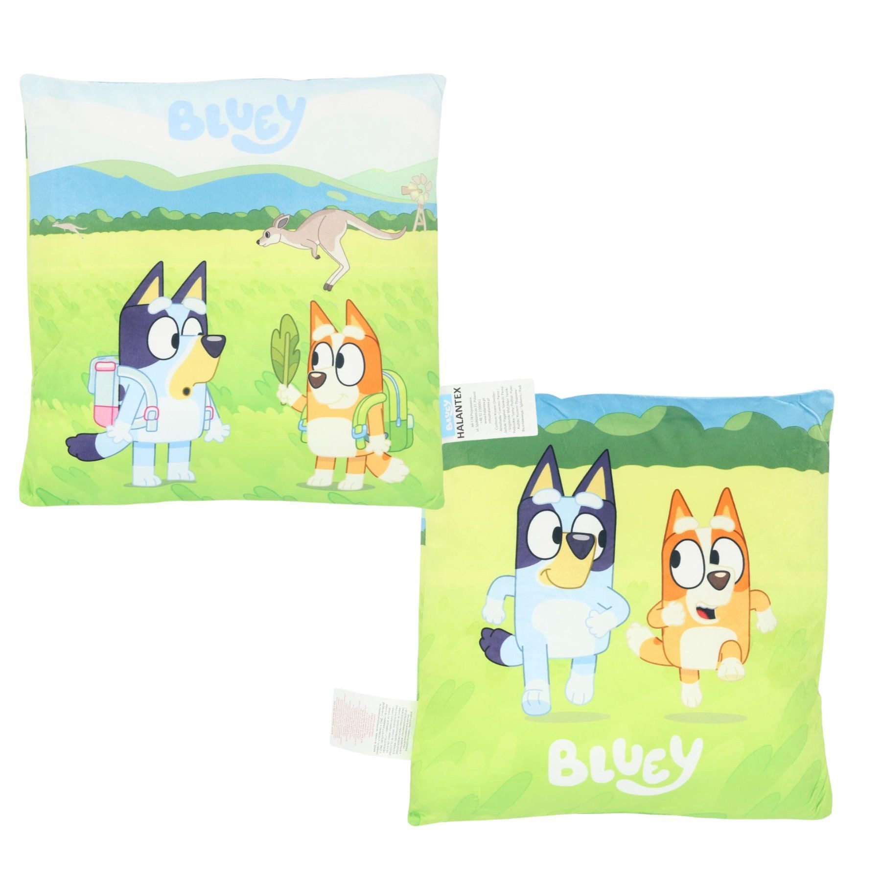 Textiel Trade B.V. Dekokissen Bluey Kissen – Weich 1-Stück 38x38 cm mit Serienmotiv