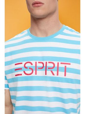 Esprit T-Shirt Gestreiftes Baumwoll-T-Shirt (1-tlg)