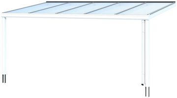 Skanholz Terrassendach Genua, BxT: 541x257 cm, Bedachung Doppelstegplatten, 541 cm Breite, verschiedene Tiefe