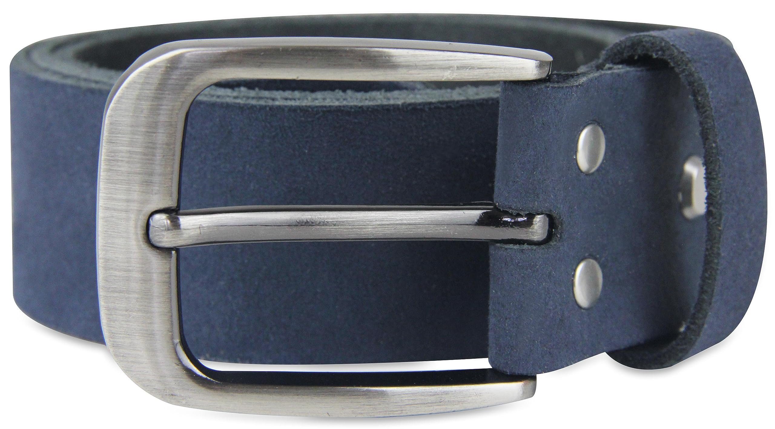 Fomax Ledergürtel Stilvoller Herren Veloursledergürtel, 3,8 cm breit mit ed günstig online kaufen