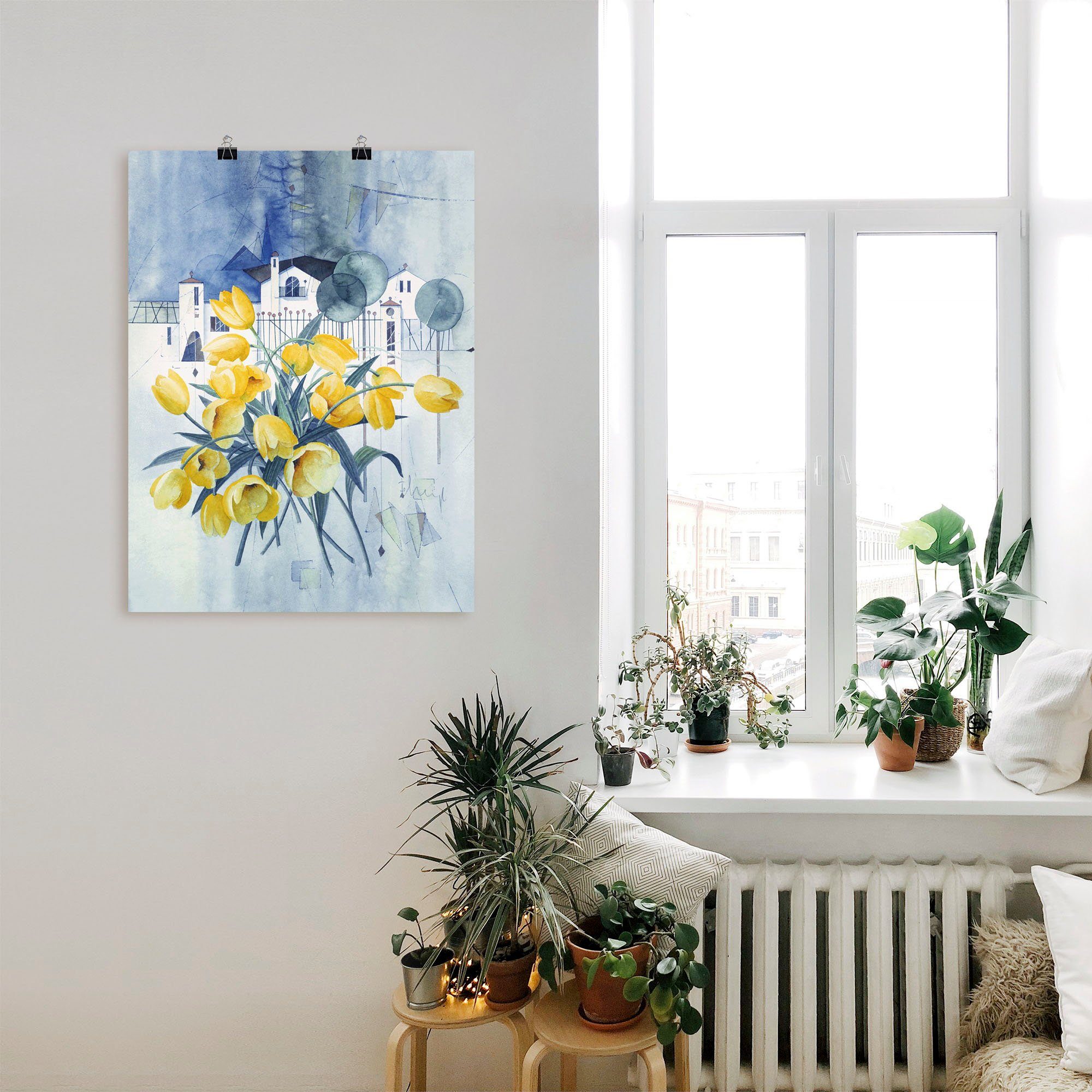 versch. Blumen (1 Größen in Wandaufkleber als Wandbild Leinwandbild, Poster St), Artland Oliven, mit Stilleben oder