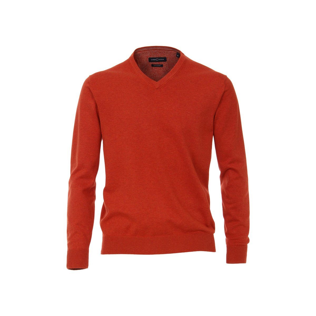 CASAMODA V-Ausschnitt-Pullover (1-tlg) orange regular orange 486