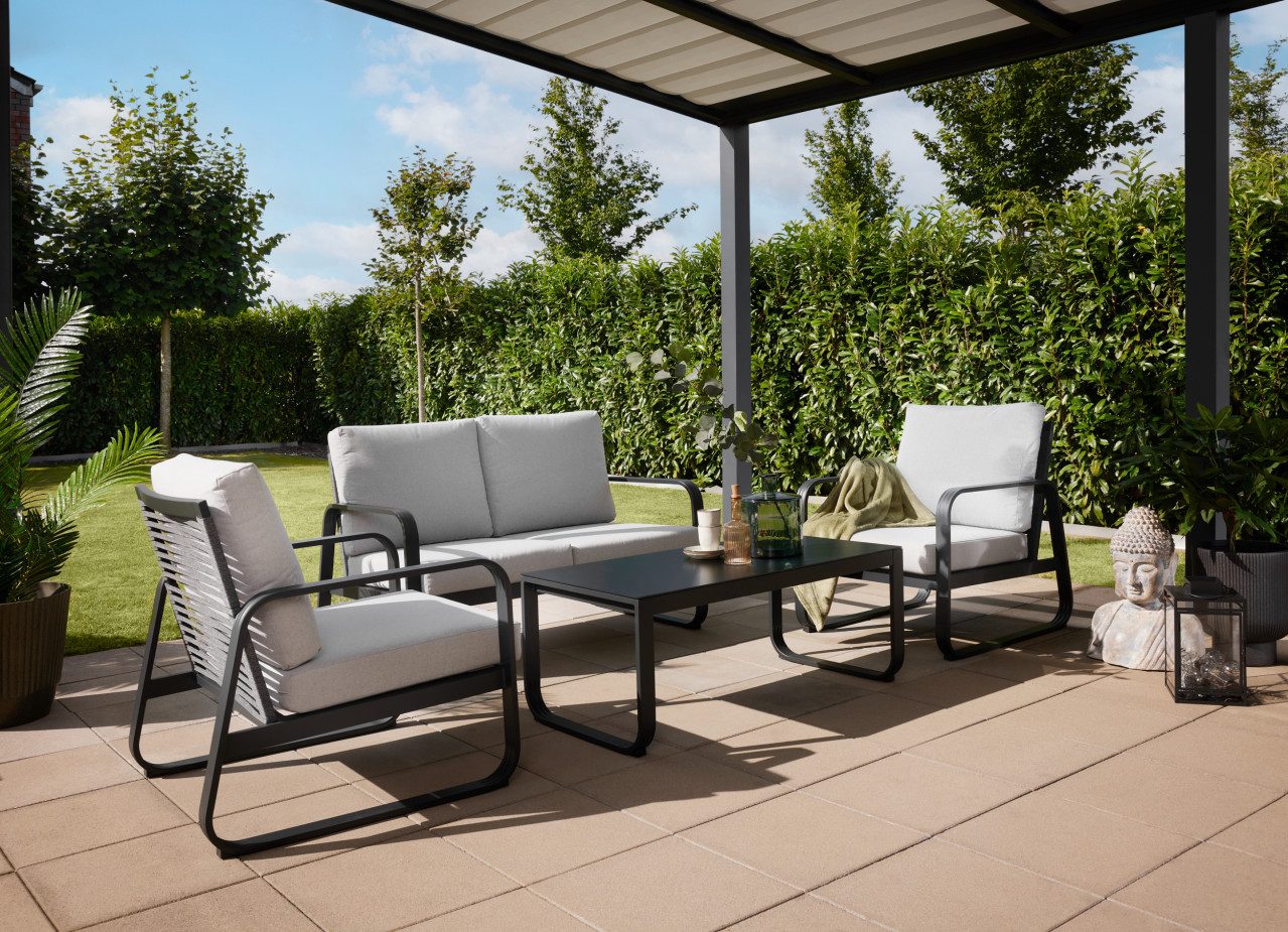 Primaster Loungeset Primaster Gartenmöbel-Set Ravello, Witterungsbeständig günstig online kaufen