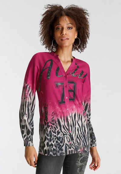 Bruno Banani Druckbluse plakativer Print