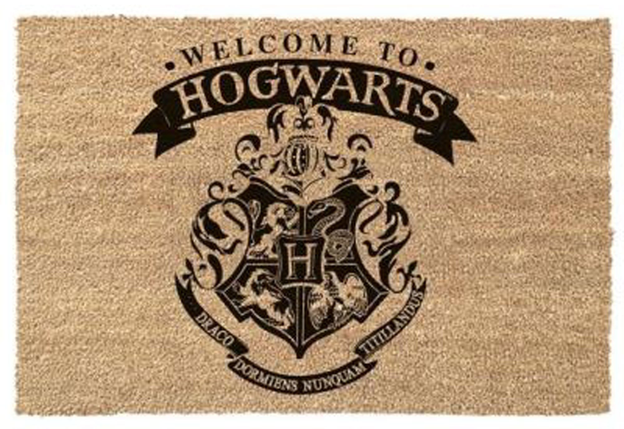 Fußmatte Fußmatte Kokos - Türmatte Kokos - Harry Potter - Hogwarts Crest