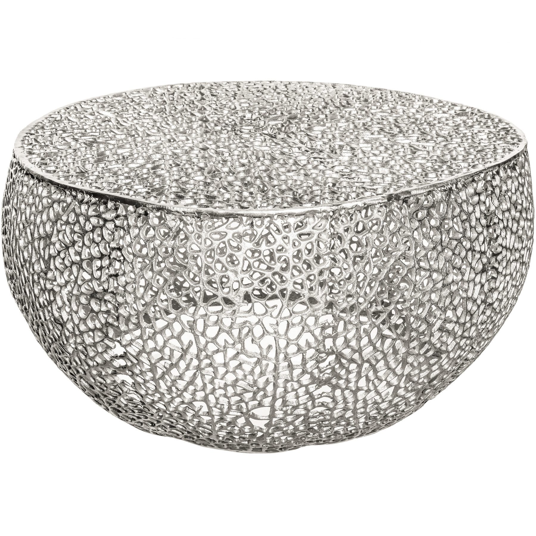 riess-ambiente Couchtisch ABSTRACT LEAF 80cm silber günstig online kaufen