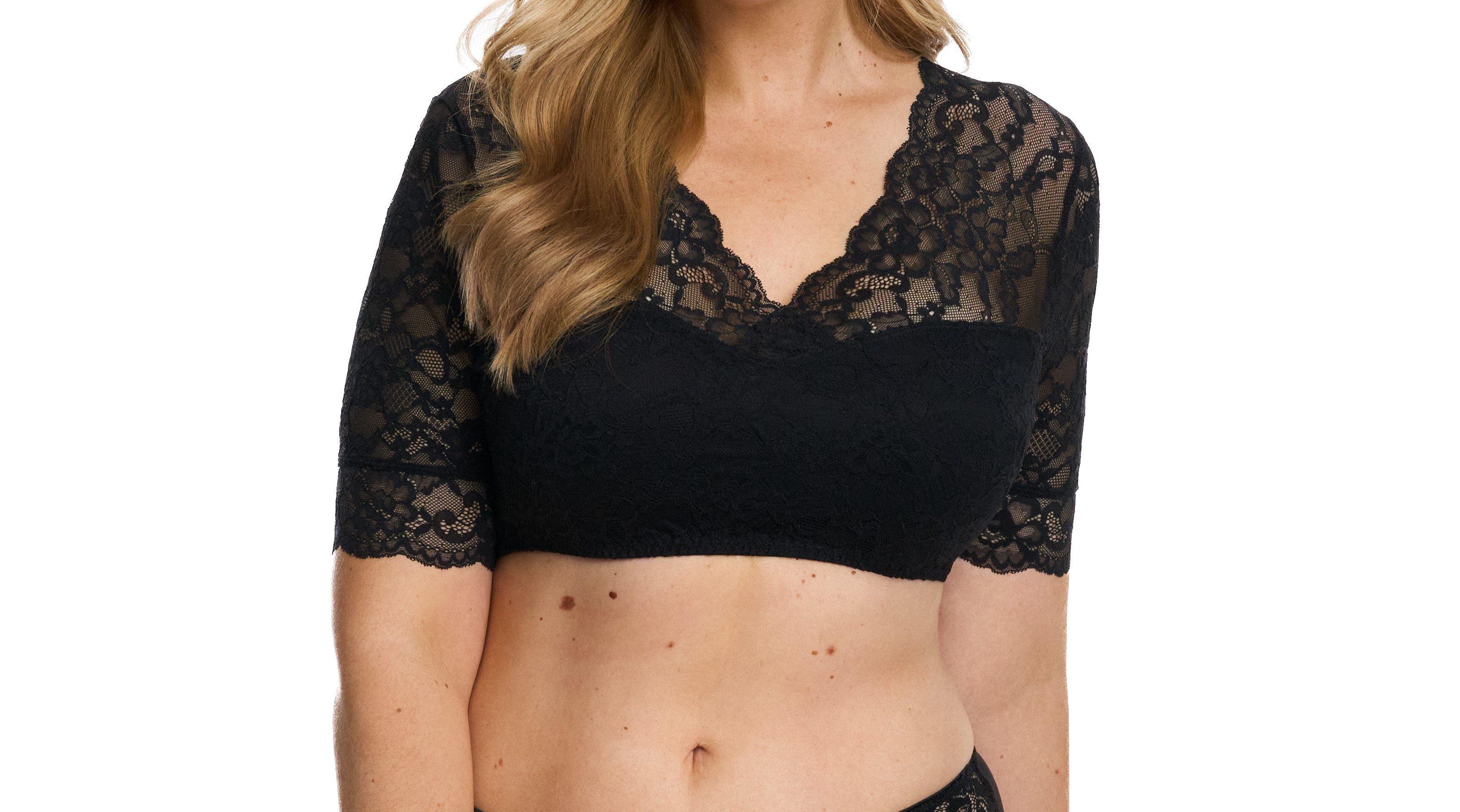 Susa Dirndlbluse 5568 schwarz
