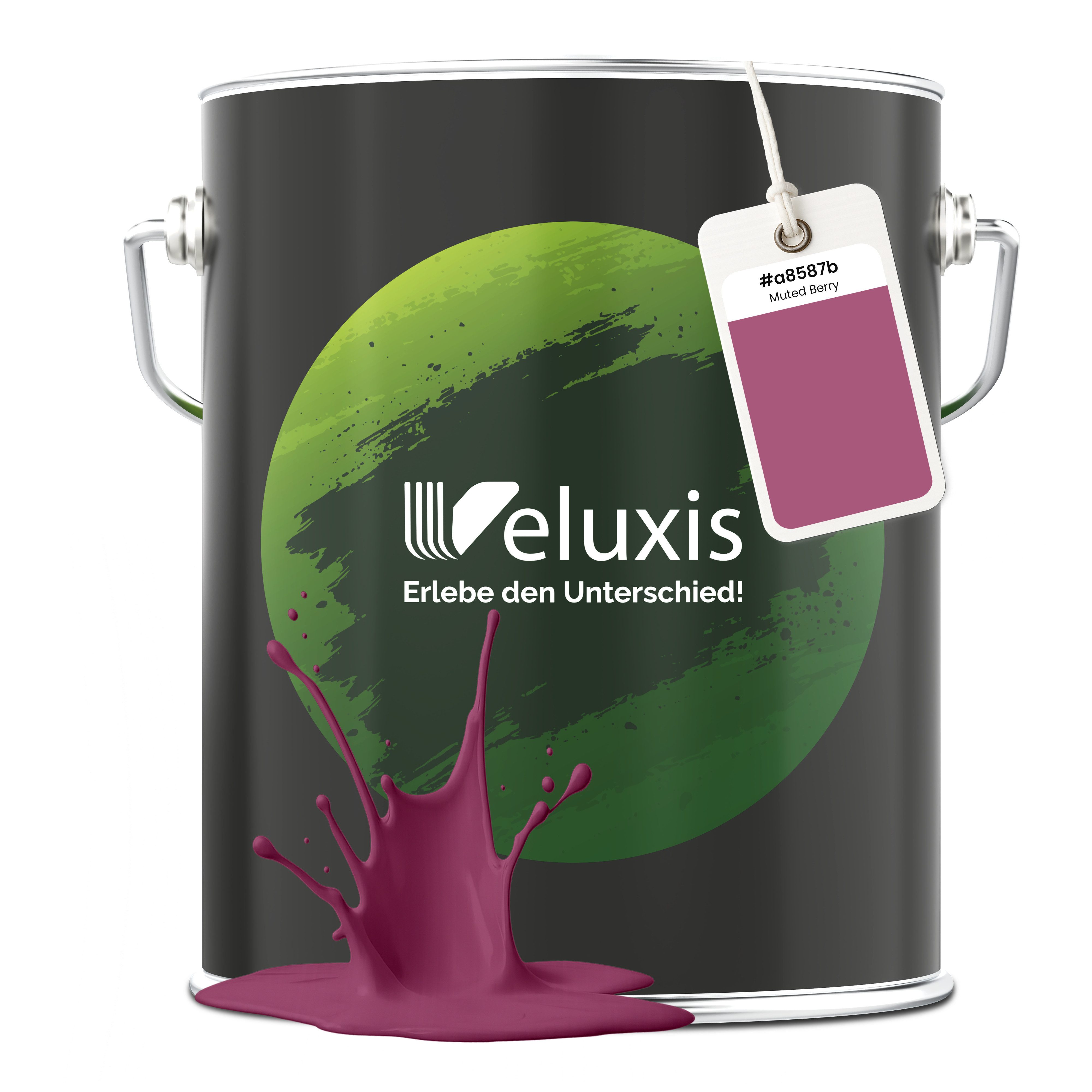 Veluxis Wandfarbe Veluxis® Edle Wandfarbe, für den Innenraum - Deckkraft-Klasse 1, Streifenfrei & tropfarm